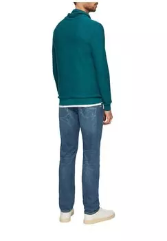 Толстовка с капюшоном SCHALKRAGEN s.Oliver, бирюзовый