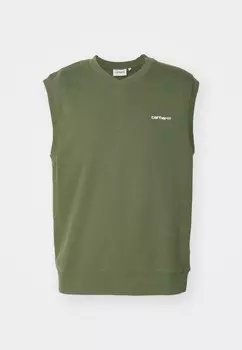 Толстовка с капюшоном SCRIPT VNECK Carhartt WIP, темно-зеленый