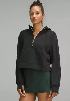 Толстовка с капюшоном SCUBA HALF-ZIP lululemon, черный
