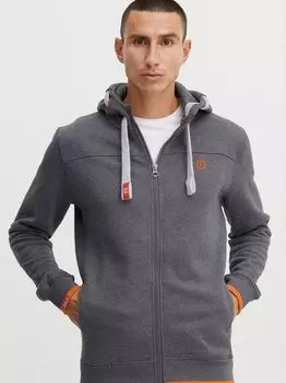 Толстовка с капюшоном sdbenjaminzip Solid, серый