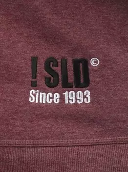 Толстовка с капюшоном sdbenn Solid, красный