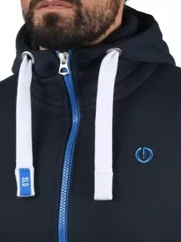 Толстовка с капюшоном sdbenn Solid, синий