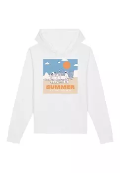 Толстовка с капюшоном SESAMSTRASSE AT THE BEACH F4NT4STIC, белый