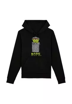Толстовка с капюшоном SESAMSTRASSE OSCAR NOPE F4NT4STIC, черный