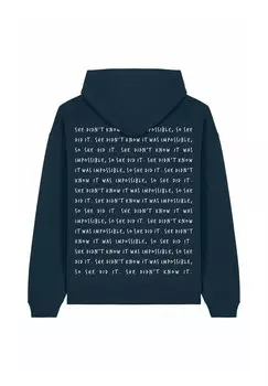 Толстовка с капюшоном SHE DIDNT KNOW IT WAS IMPOSSIBLE - Sweatshirt Mira Paris, темно-синий