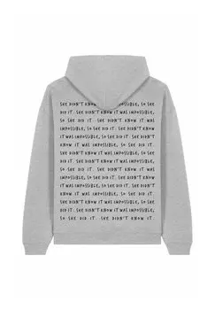 Толстовка с капюшоном SHE DIDNT KNOW IT WAS IMPOSSIBLE - Sweatshirt Mira Paris, пятнистый серый