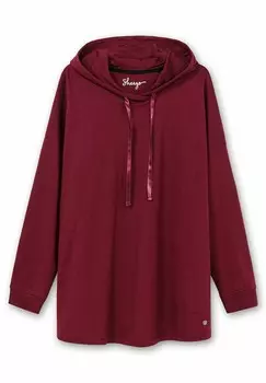 Толстовка с капюшоном Sheego, темно-красный