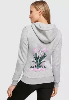 Толстовка с капюшоном SHINE BRIGHT HOODY Mister Tee, светло-серый