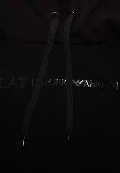 Толстовка с капюшоном SHINY EA7 Emporio Armani, черный