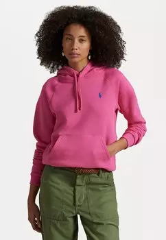 Толстовка с капюшоном SHRUNKEN FIT FLEECE HOODIE Polo Ralph Lauren, розовый