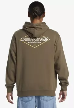 Толстовка с капюшоном SIGN Quiksilver, коричневый