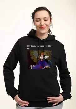 Толстовка с капюшоном SLEEPING BEAUTY EVIL QUEEN MEME Disney, черный