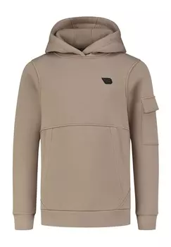 Толстовка с капюшоном SLIM FIT Ballin, серо-коричневый