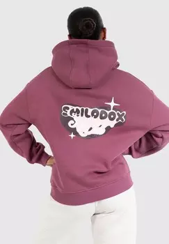 Толстовка с капюшоном Smilodox, розовый