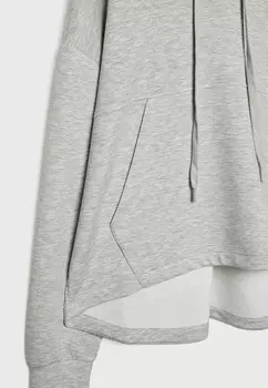 Толстовка с капюшоном SOFT FEEL Stradivarius, серый