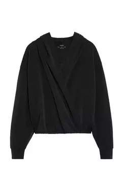 Толстовка с капюшоном SOFT TOUCH OYSHO, черный