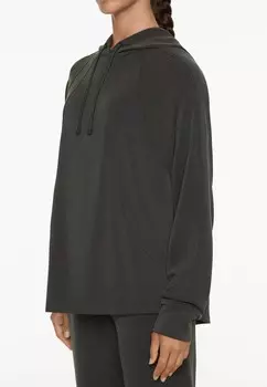 Толстовка с капюшоном SOFT TOUCH OYSHO, цвет Mottled Dark Grey