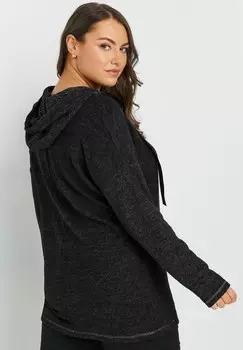 Толстовка с капюшоном SOFT TOUCH Yours Clothing, антрацит