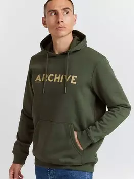 Толстовка с капюшоном Solid, зеленый