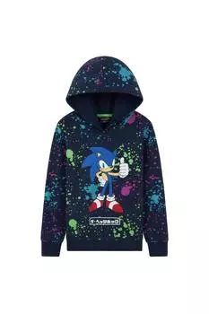 Толстовка с капюшоном Sonic the Hedgehog, мультиколор