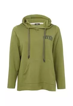 Толстовка с капюшоном Спортивная толстовка однотонного дизайна frapp, цвет Moss