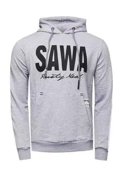 Толстовка с капюшоном спортивного дизайна RUSTY NEAL, серый