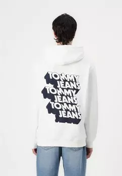 Толстовка с капюшоном STACK BACK LOGO HOODIE - Sweatshirt Tommy Jeans, кремовый