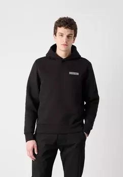 Толстовка с капюшоном STACKED COLOR BLOCK BACK HOODIE Calvin Klein, черный