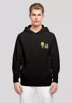 Толстовка с капюшоном STAR WARS RESISTANCE DROIDS CHEST PRINT F4NT4STIC, черный