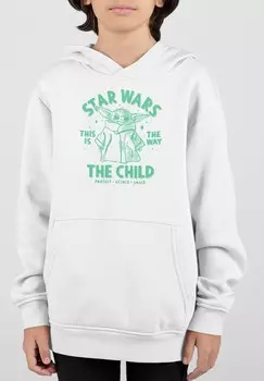 Толстовка с капюшоном STAR WARS THE MANDALORIAN BRAIN CHILD Star Wars, белый
