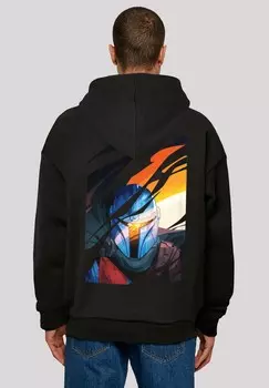 Толстовка с капюшоном STAR WARS THE MANDALORIAN GLARE F4NT4STIC, черный