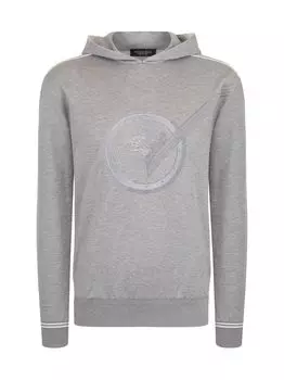 Толстовка с капюшоном Stefano Ricci, серый