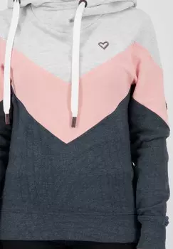 Толстовка с капюшоном STELLAAK alife & kickin, светло-серый