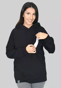 Толстовка с капюшоном STILLPULLOVER & UMSTANDSPULLOVER "MOLLY" M001 Mija Culture, черный