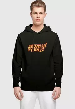 Толстовка с капюшоном STRANGER THINGS LOGO BREAKING ABSOLUTE CULT, черный