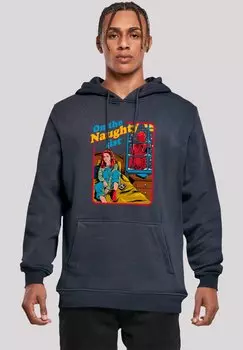 Толстовка с капюшоном STRANGER THINGS NAUGHTY LIST NETFLIX TV SERIES - Sweatshirt F4NT4STIC, темно-синий