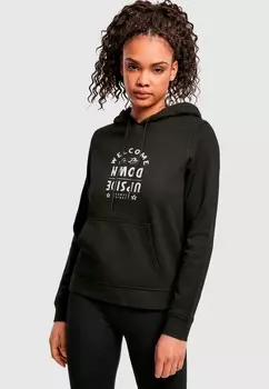 Толстовка с капюшоном STRANGER THINGS WELCOME TO THE UPSIDE DOWN HOODY ABSOLUTE CULT, черный
