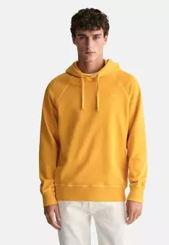 Толстовка с капюшоном SUNFADED GANT, желтый