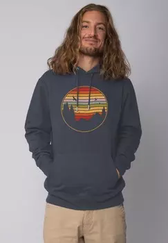 Толстовка с капюшоном SUNSET BERGE TANNEN watapparel, антрацит