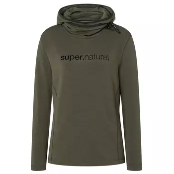 Толстовка с капюшоном Super Natural Women's Alpine Hooded, цвет Black Ink