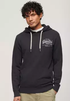 Толстовка с капюшоном Superdry "CLASSIC VL HERITAGE CHEST HOOD", черный