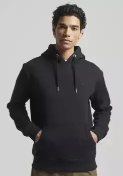 Толстовка с капюшоном Superdry "Essential Logo Hoodie", черный