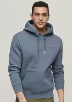Толстовка с капюшоном Superdry "Essential Logo Hoodie", синий