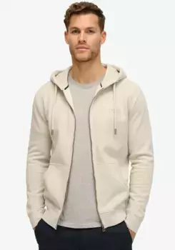 Толстовка с капюшоном Superdry "ESSENTIAL LOGO ZIP HOODIE", бежевый