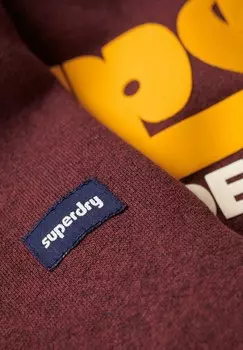 Толстовка с капюшоном Superdry, красный