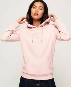 Толстовка с капюшоном Superdry, розовый