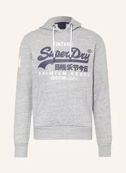 Толстовка с капюшоном Superdry, серый