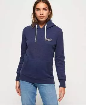 Толстовка с капюшоном Superdry, синий