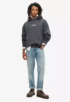 Толстовка с капюшоном Superdry, темно-серый