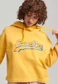 Толстовка с капюшоном Superdry, желтый